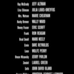 End roller film credits
