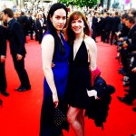 Sophie and Sam on the red carpet at Cannes