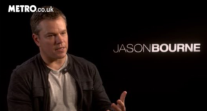 Matt Damon Metro interview